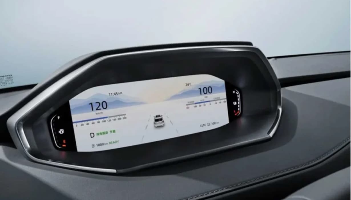 Panel de instrumentos de 10".