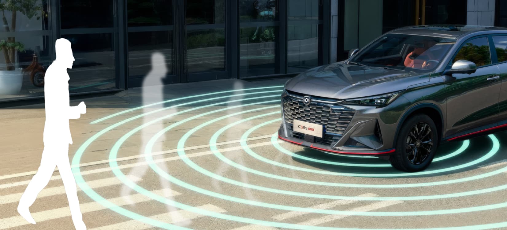 Advertencia de abandono de carril LDW y alerta de colision frontal FCW.