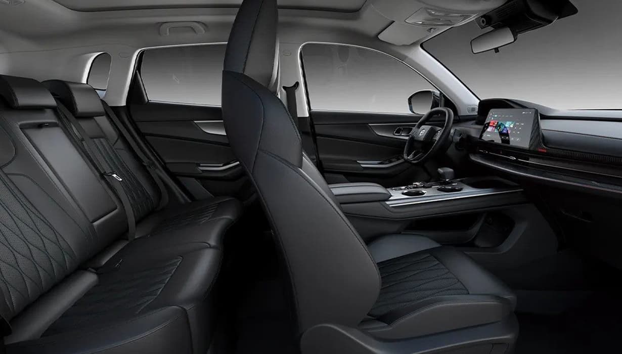 Asientos de piel sintetica.